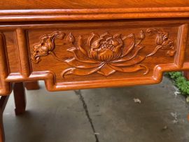 án gian thờ mẫu triện sen đẹp