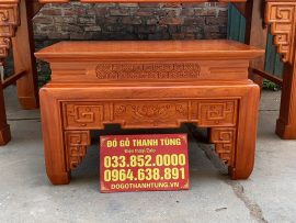 bàn cơm bộ án gian thờ gỗ hương đá cao cấp