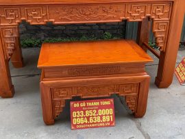 án gian thờ gỗ hương đá cao cấp
