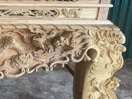 sập thờ chân 24cm gỗ gụ đẳng cấp