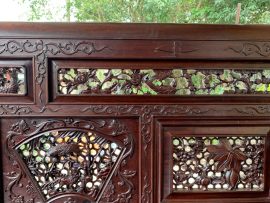 trường kỷ huế gỗ gụ đục tích