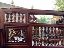 trường kỷ song tiện huế gỗ gụ cao cấp