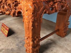 sập thờ chân 22 cỡ nhỏ gỗ gõ đỏ