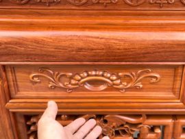 án gian thờ gỗ hương đá cao cấp mẫu như ý