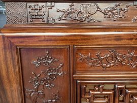 án gian thờ mãu đục tứ quý