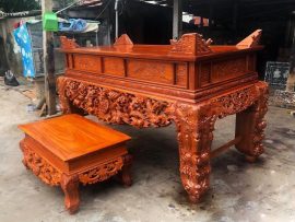 sập thờ mai điểu cỡ đại gỗ gụ tự nhiên cao cấp