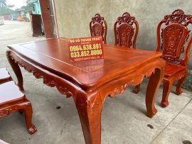 mẫu bàn ăn louis hoàng gia