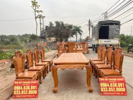 bàn ghế louis hoàng gia tân cổ điển