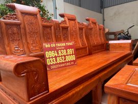 đoản dài gỗ hương đá kích thước rộng rãi