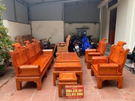 bàn ghế âu Á 6 món