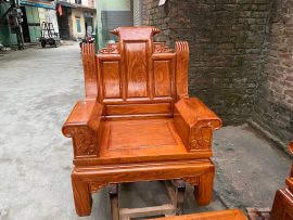 ghế đơn gỗ hương đá cao cấp