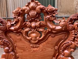 phần vách ghế đơn louis hoàng gia