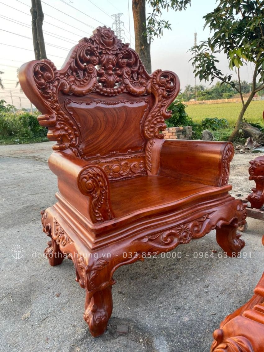 ghế đơn louis hoàng gia