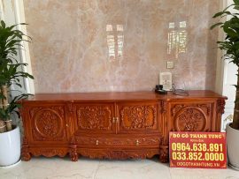 kệ tivi louis hoa hồng mõ phẳng