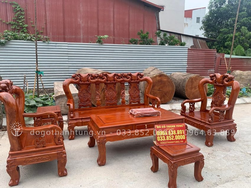 mẫu bàn ghế minh quốc đào 6 món
