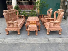 bản mộc bộ bàn ghế minh quốc đào chim
