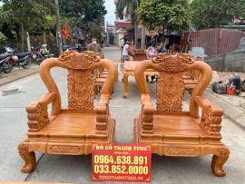 bộ đôi ghế đơn minh quốc voi