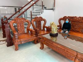 mẫu bàn ghế minh quốc voi chiến hàng đục tay