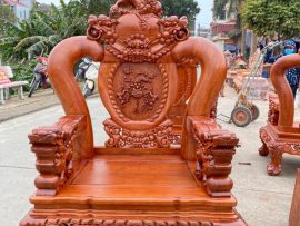 ghế đơn minh quốc nghê 3 đầu