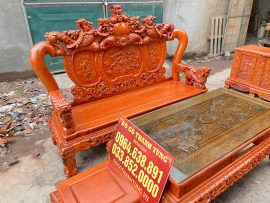 bàn ghế minh quốc nghê bảo đỉnh 6 món