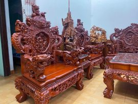 bộ bàn ghế rồng đỉnh cao cấp