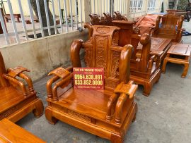 ghế đơn tân thủy hoàng gỗ gõ