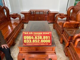 bộ bàn ghế tần thủy hoàng 6 món sang trọng