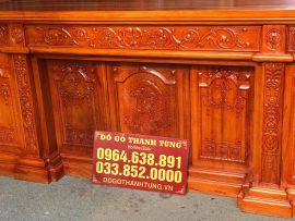 mẫu bàn làm việc phong cách hoàng gia