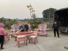 quá trình bọc gói sản phẩm