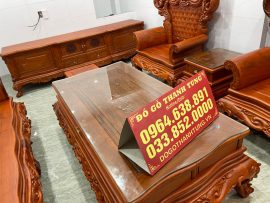 kệ tivi gỗ hương đá