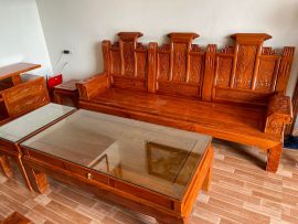 bộ bàn ghế Âu Á chương cuốn thư