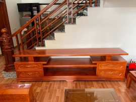 mẫu kệ tivi gỗ hương đá