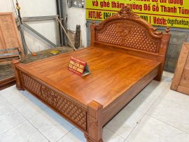 giường ngủ phong cách louis hoàng gia