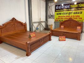 mẫu giường ngủ louis hoàng gia hàng cao cấp