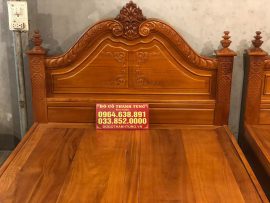 vách giường cao tạo hình đẹp mắt