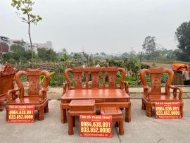 mẫu bàn ghế minh quốc gỗ hương hàng làm kỹ