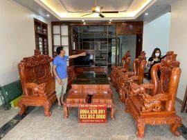 ghế đơn minh quốc nghê 3 đầu