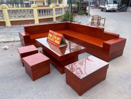 mẫu sofa đóng hộp gỗ hương