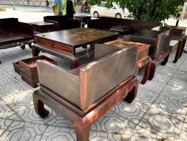 siêu phẩm bàn ghế gỗ trắc đắt đỏ