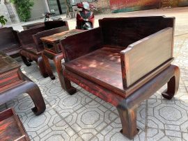 ghế đơn vách đặc gỗ trắc