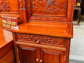 tab đầu giường gỗ gõ đỏ