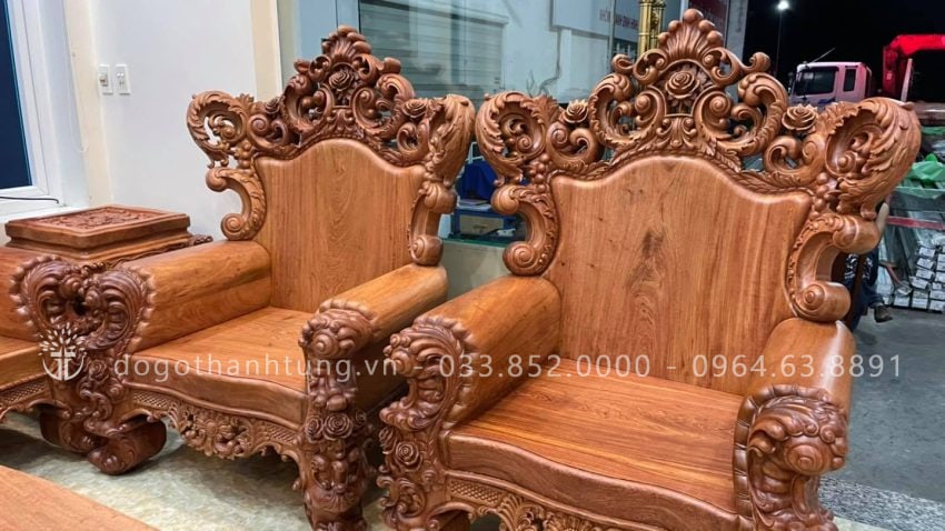 trọn bộ gồm 4 ghế đơn bề thế
