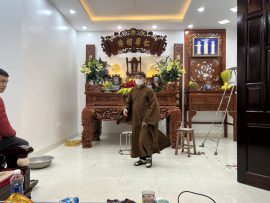 Combo nội thất phòng thờ siêu vip