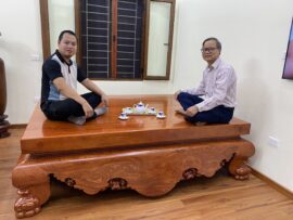 Sập ngồi gỗ hương đá nguyên tấm
