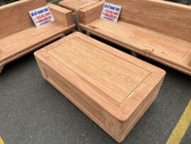 bàn trà chữ nhật đóng hộp