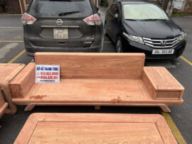 văng dài gỗ hương đá