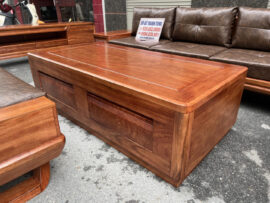 bàn trà chữ nhật thiết kế đóng hộp