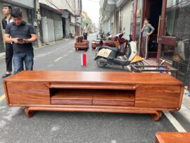 mẫu kệ tivi gỗ hương đá