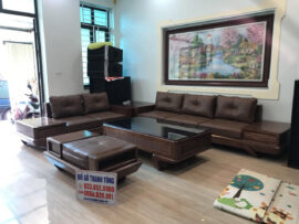 mẫu sofa kết hợp đệm ngồi êm ái