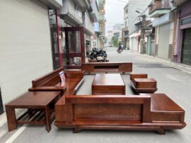 bộ đôi sofa và kệ tivi